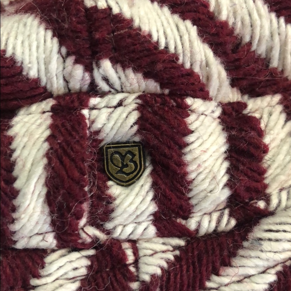 Brixton Hardy Bucket Hat Red -Burgundy/Cream NWOT - Picture 10 of 12